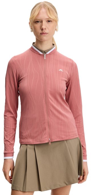 J.Lindeberg Susanna Mid Layer dam sweatshirt, withered rose