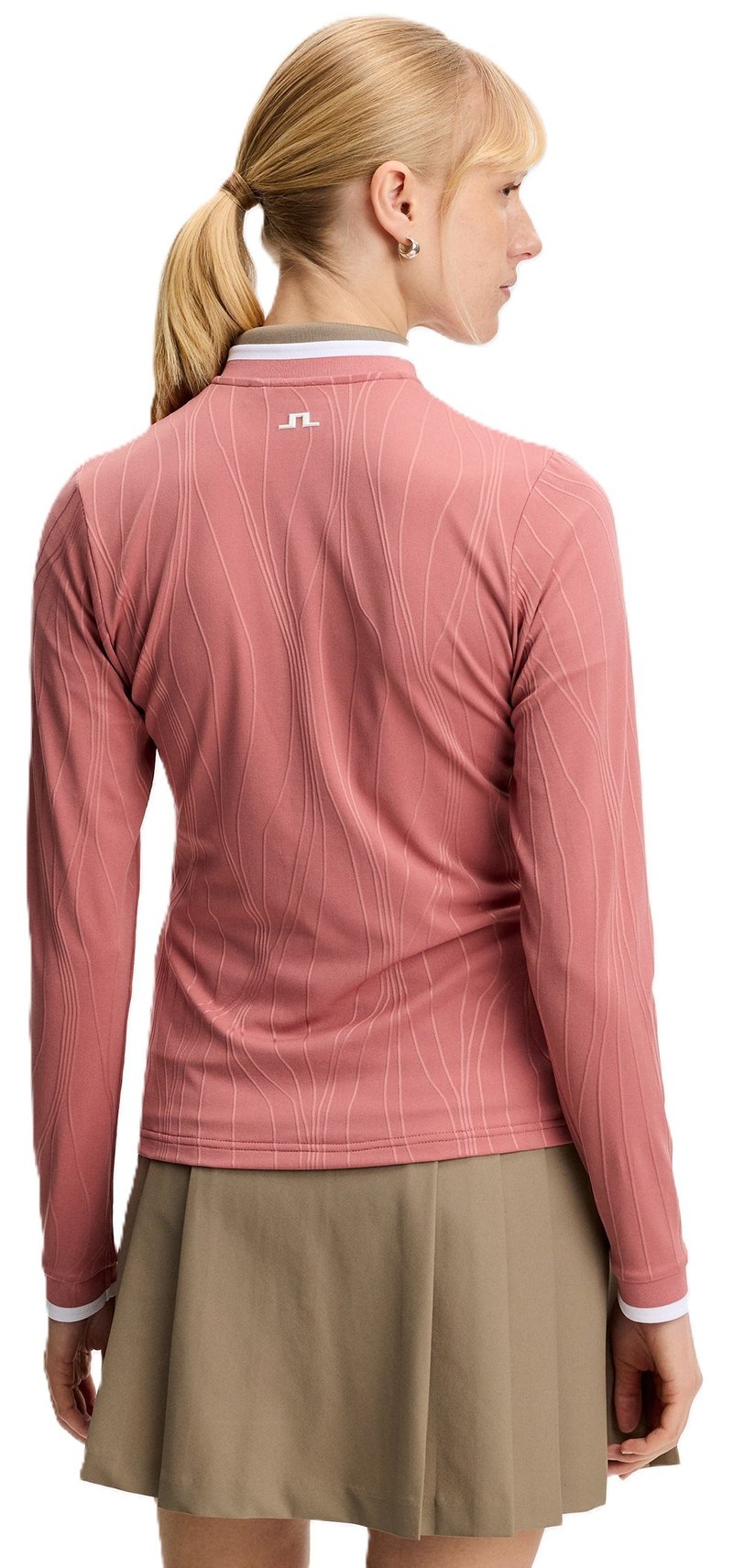 J.Lindeberg Susanna Mid Layer dam sweatshirt, withered rose