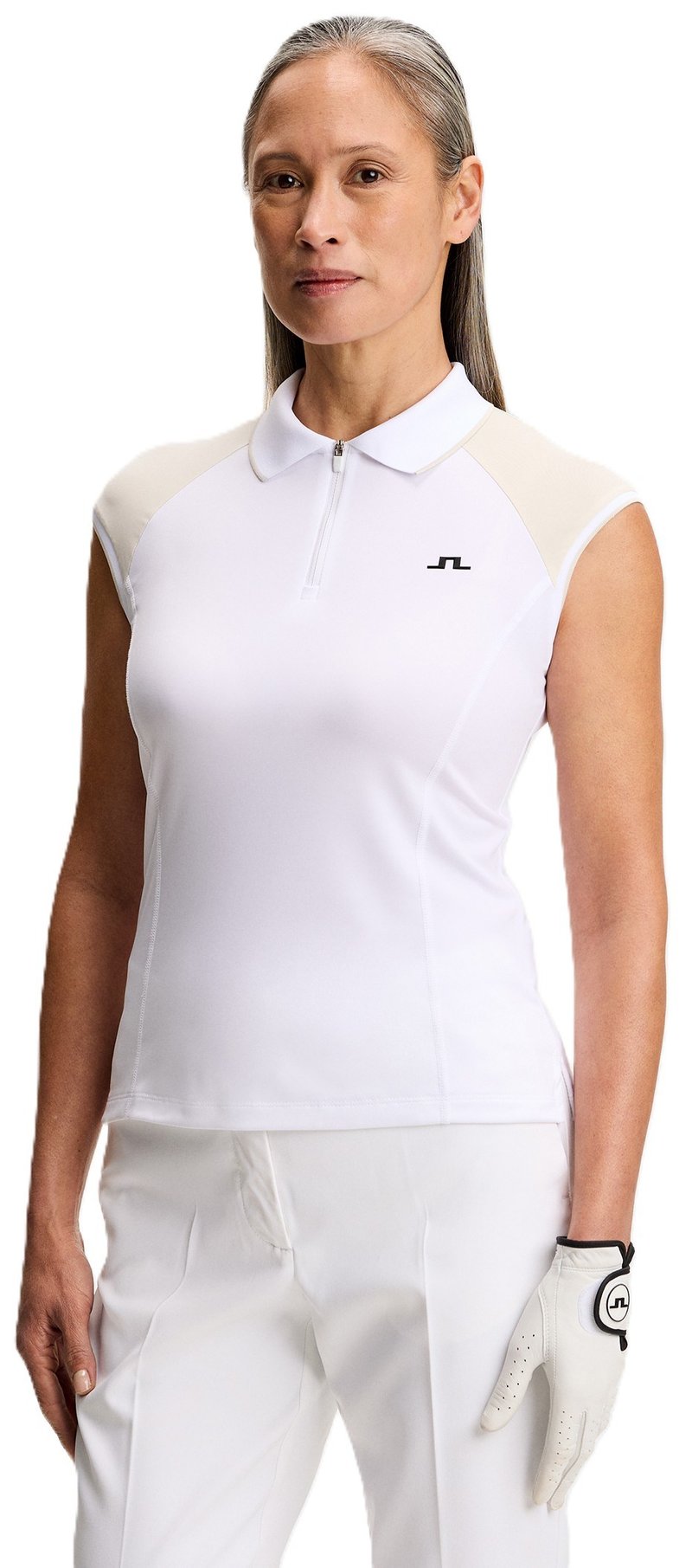 J.Lindeberg Lei dam polo, vit