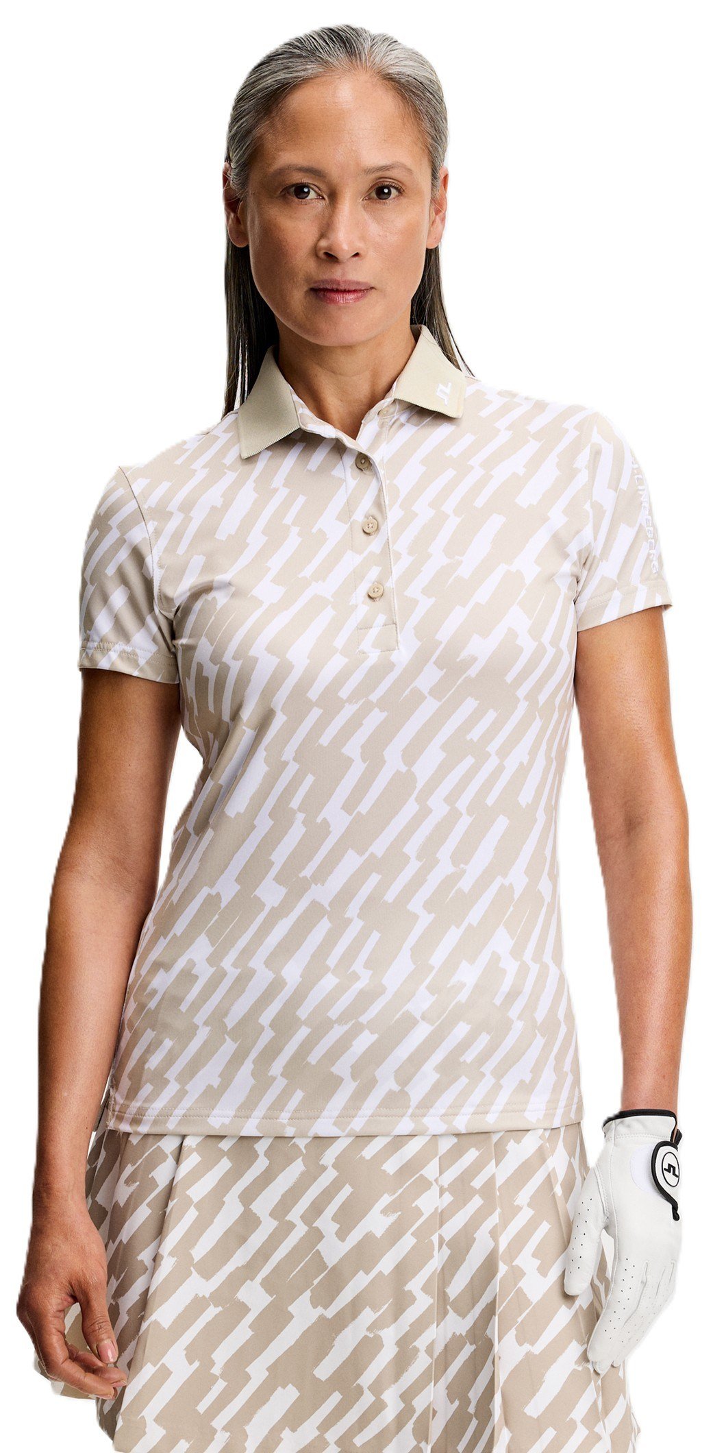 J.Lindeberg Tour Tech Print dampolo, oak island fossil