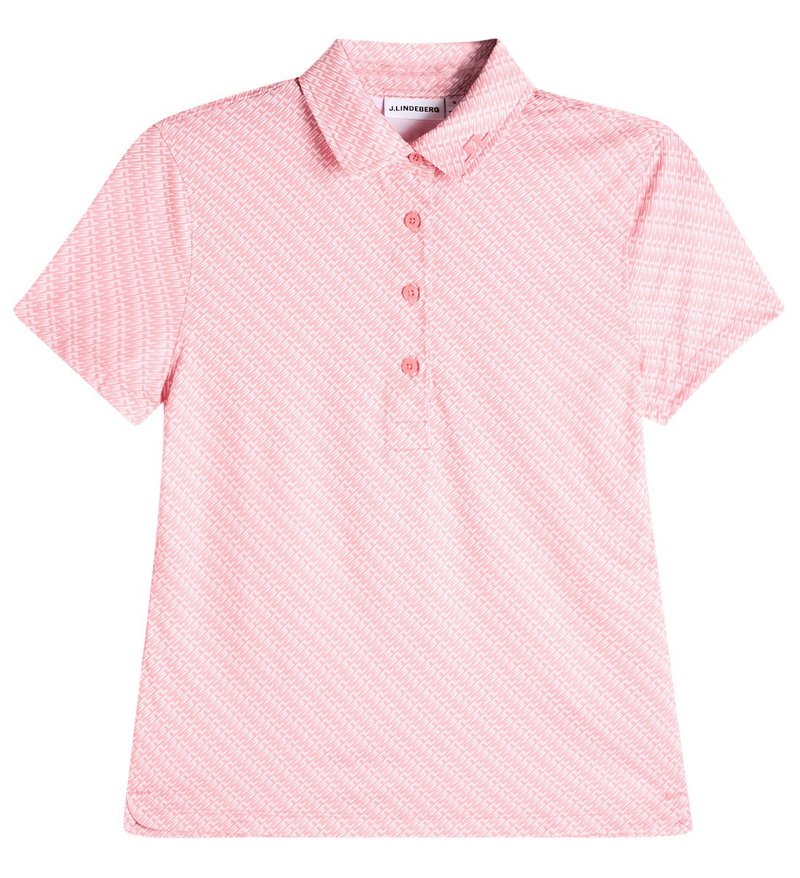 J.Lindeberg Caitlyn dam polo, flight bridge flamingo
