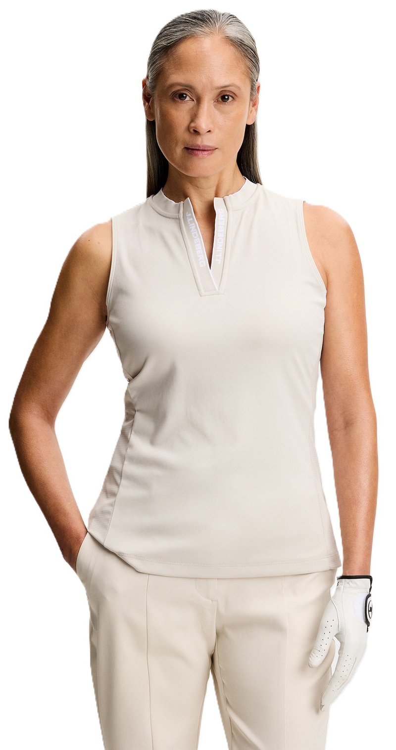 J.Lindeberg Leya Sleeveless dampolo, moonbeam