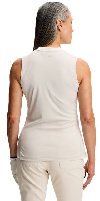 J.Lindeberg Leya Sleeveless dampolo, moonbeam