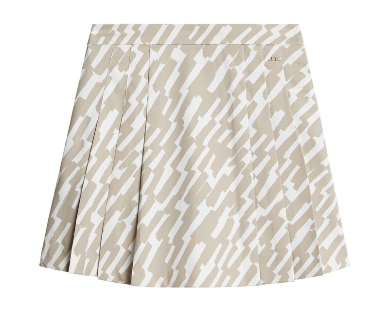 J.Lindeberg Alesia Print dam skort, oak island fossil