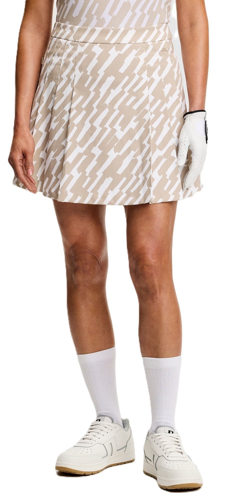 J.Lindeberg Alesia Print dam skort, oak island fossil