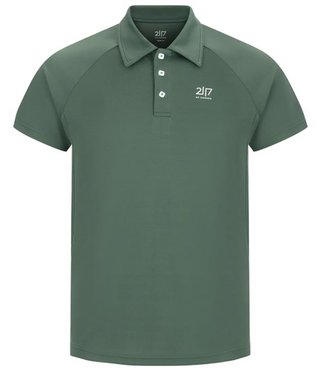 2117 of Sweden Fröseke Technical Pique herr polo, forest green