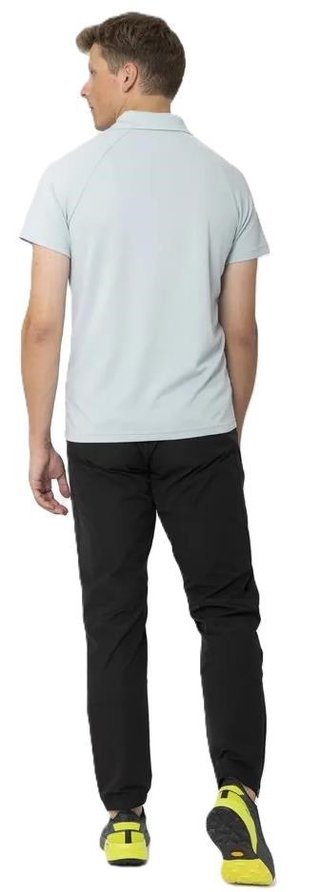 2117 of Sweden Fröseke Technical Pique herr polo, pearl blue