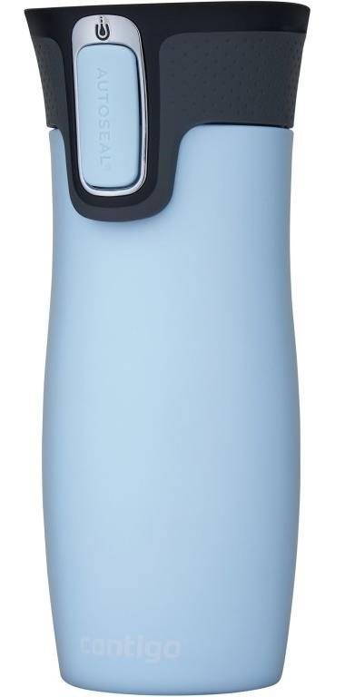Contigo Contigo West Loop Travel Mug 470 ml golfmugg, isblå