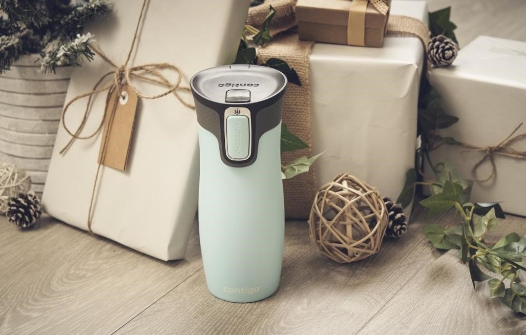 Contigo Contigo West Loop Travel Mug 470 ml golfmugg, isblå