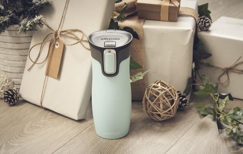 Contigo Contigo West Loop Travel Mug 470 ml golfmugg, isblå