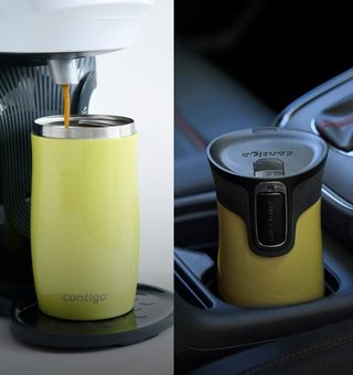 Contigo Contigo West Loop Mini Travel Mug 300 ml gul