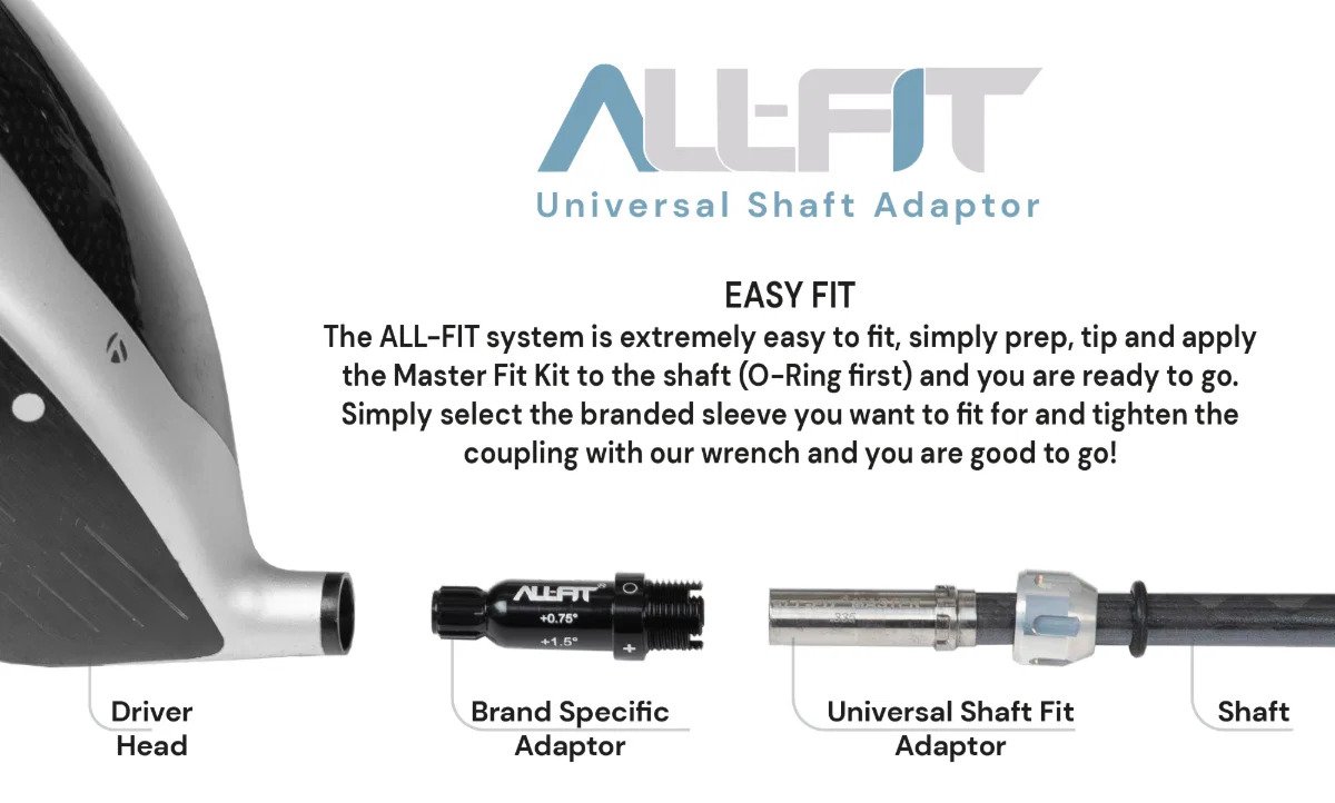 Shaft adaptor All-Fit Master Wood Fit Kit - Ping - Driver/Fairway