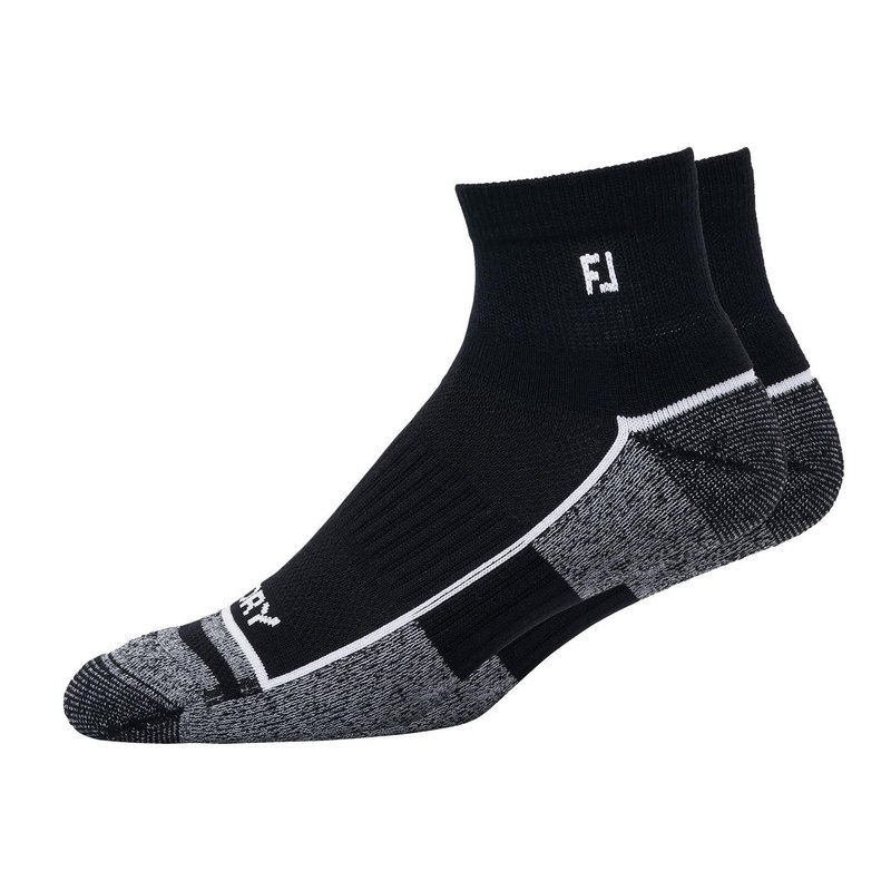 FootJoy ProDry Quarter herrsockor, svarta