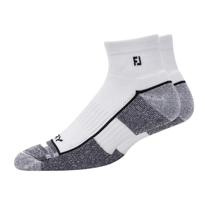 FootJoy ProDry Quarter herrsockor, vita