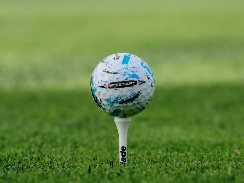 TaylorMade SpeedSoft Ink golfbollar, mix färger (blå, grön, orange, rosa)