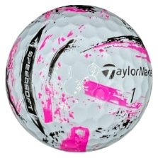 TaylorMade SpeedSoft Ink golfbollar, mix färger (blå, grön, orange, rosa)