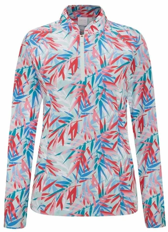 PING Arwen Printed Longsleeve dampolotröja, tropic retreat