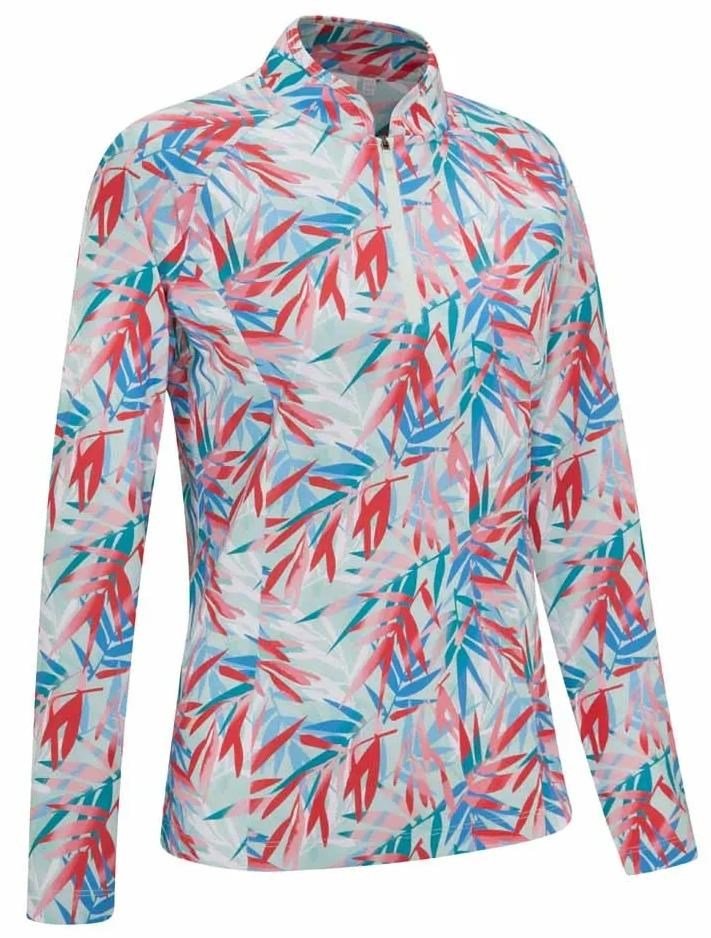 PING Arwen Printed Longsleeve dampolotröja, tropic retreat