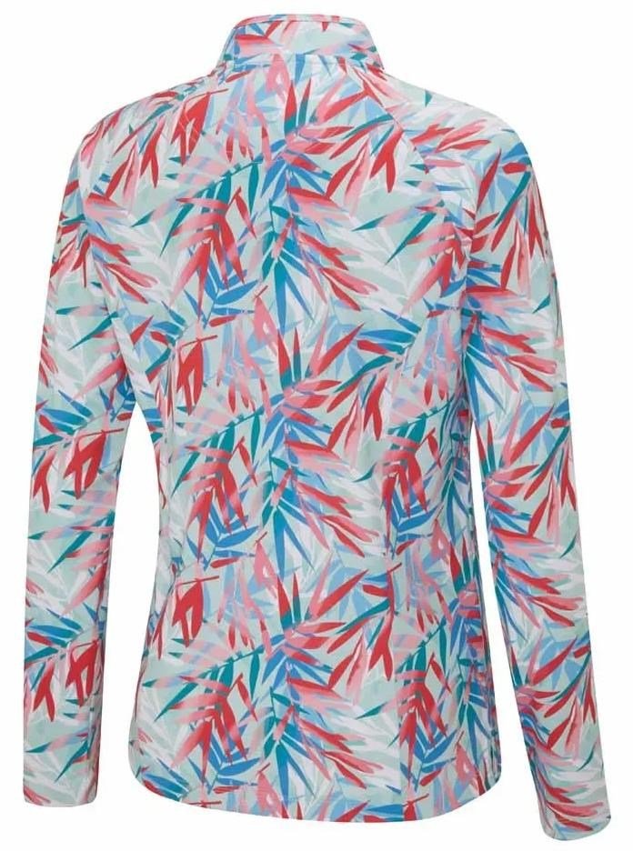 PING Arwen Printed Longsleeve dampolotröja, tropic retreat