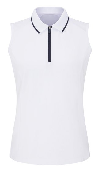 PING Eben Sleeveless dampolo, vit