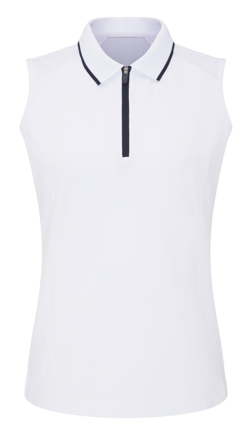 PING Eben Sleeveless dampolo, vit