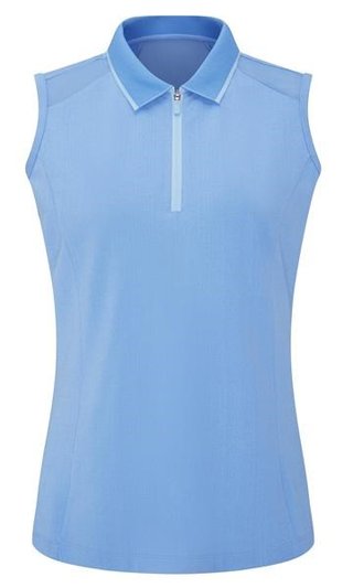 PING Eben Sleeveless dampolo, infinity blue