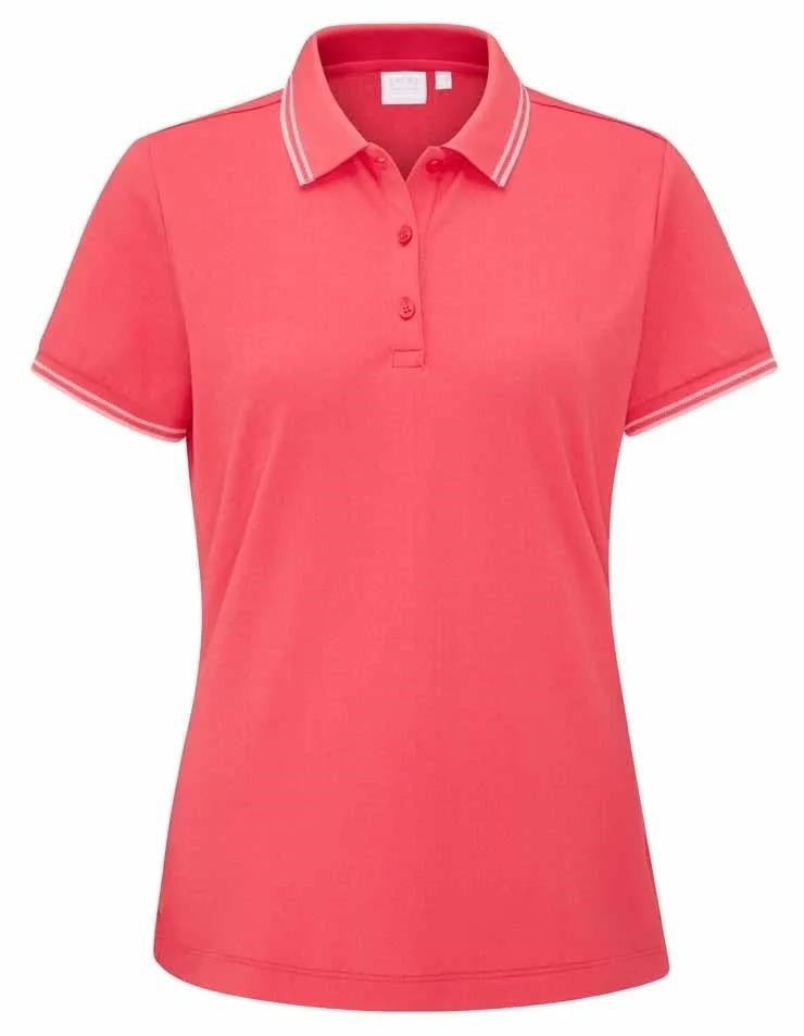 PING Viviana Tipped dampolotröja, paradise pink