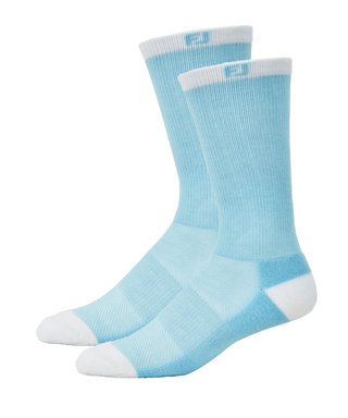 FootJoy ProDry Crew Junior strumpor, blå