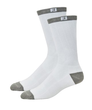 FootJoy ProDry Crew Junior strumpor, vita