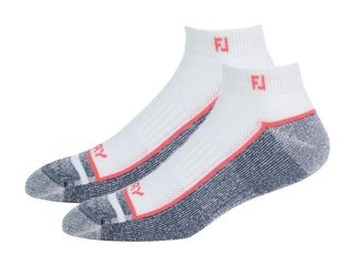 FootJoy ProDry Sport strumpor, vit/röd/marinblå