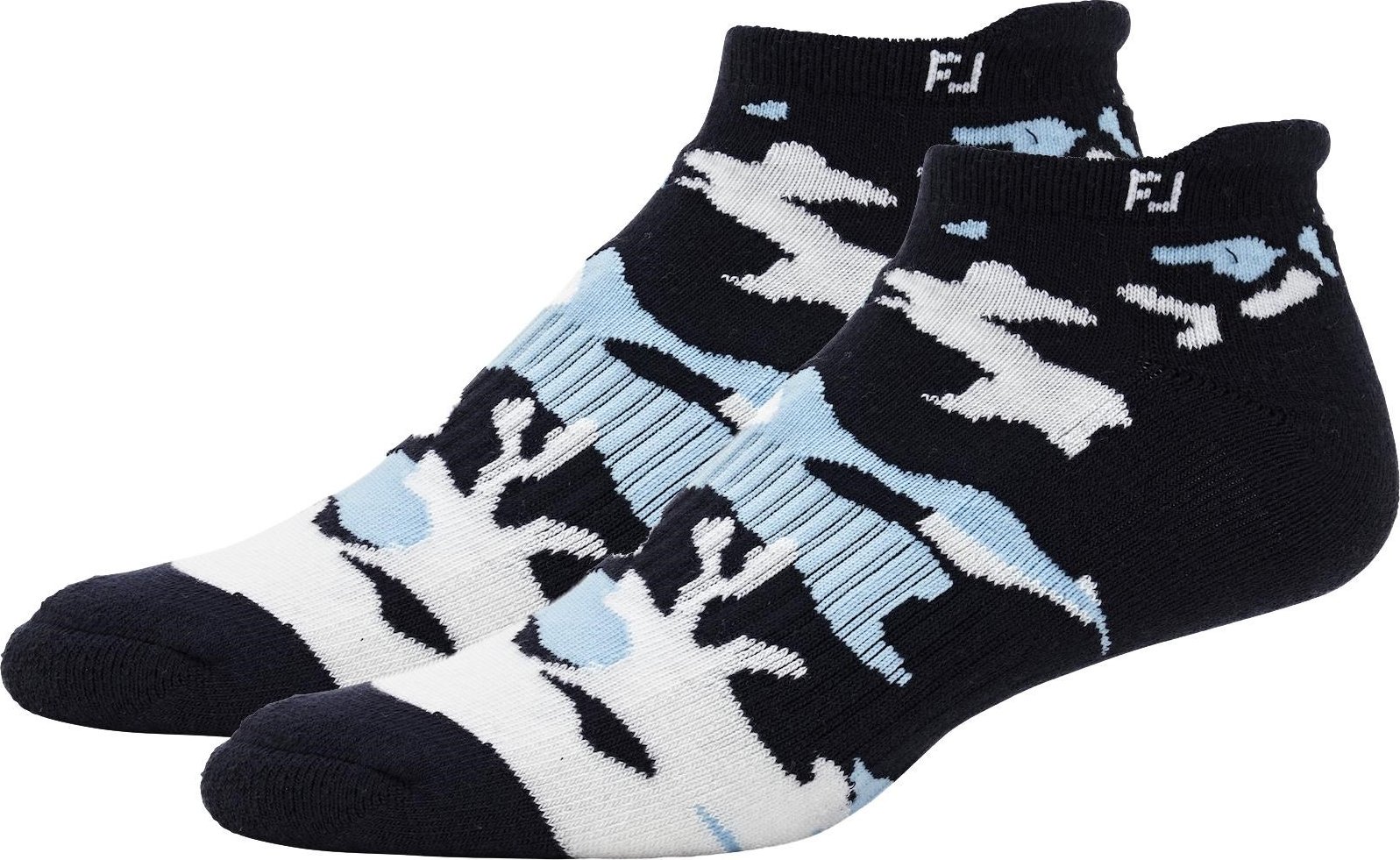 FootJoy ProDry Roll-Tab herrsockor, marinblå camo
