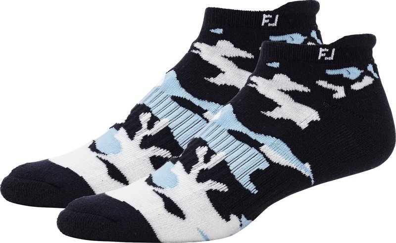 FootJoy ProDry Roll-Tab herrsockor, marinblå camo