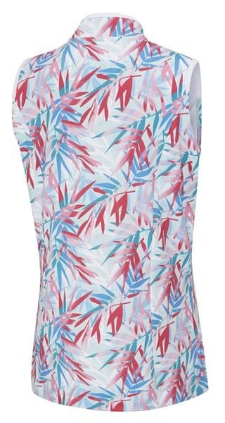 PING Penola Printed Sleeveless dampolo, tropic retreat