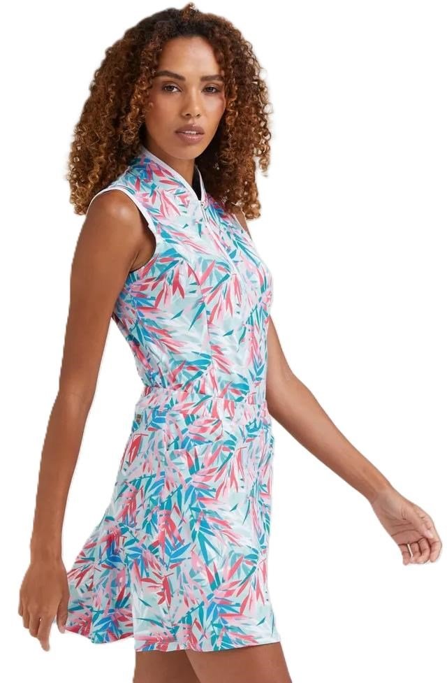 PING Penola Printed Sleeveless dampolo, tropic retreat