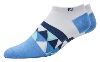 FootJoy ProDry Lightweight Low-Cut Fashion damstrumpor, vit/blå/navy