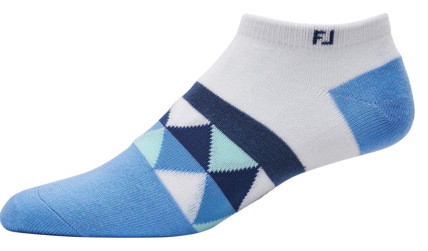 FootJoy ProDry Lightweight Low-Cut Fashion damstrumpor, vit/blå/navy