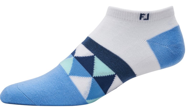 FootJoy ProDry Lightweight Low-Cut Fashion damstrumpor, vit/blå/navy