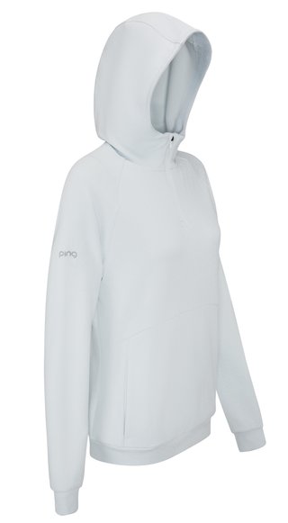 PING Rhona Textured damjacka med huva, soft grey