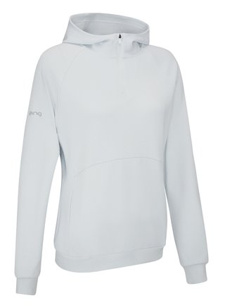 PING Rhona Textured damjacka med huva, soft grey