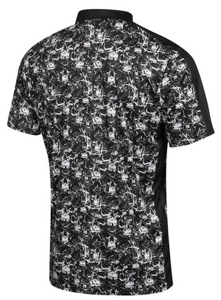 Fashion Sports Wear Skulls herr polo, svart