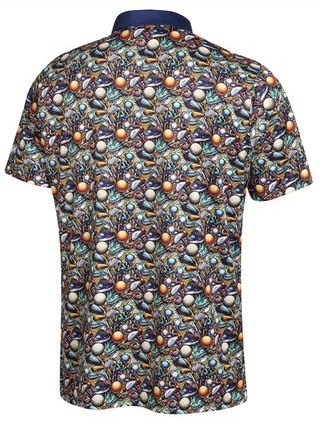 Fashion Sports Wear Bergen herr polo, navy/green