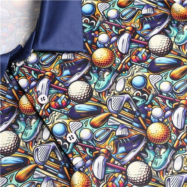 Fashion Sports Wear Bergen herr polo, navy/green