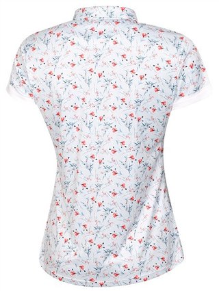 Fashion Sports Wear Malaga dam polo, grå/röd