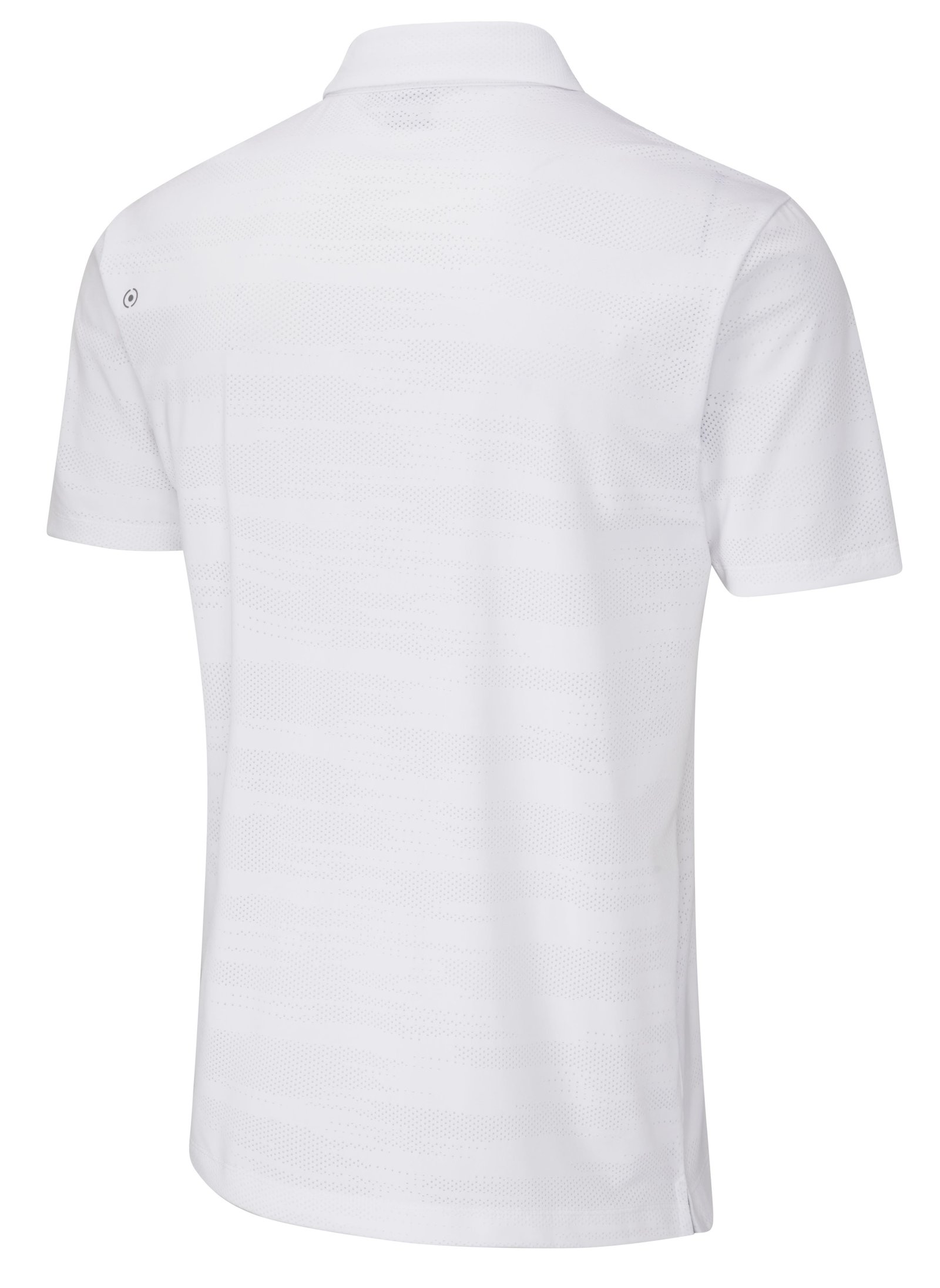 PING Claude Camo Mesh herr polo, vit