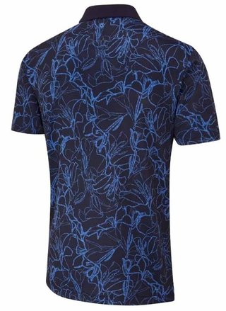 PING Orlando herr polo, navy/bright cobalt