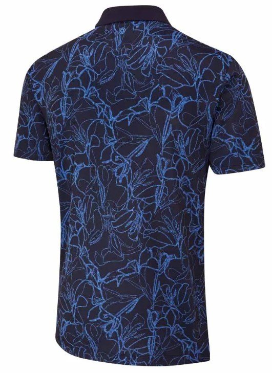 PING Orlando herr polo, navy/bright cobalt