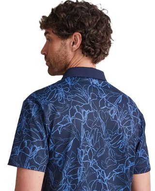 PING Orlando herr polo, navy/bright cobalt