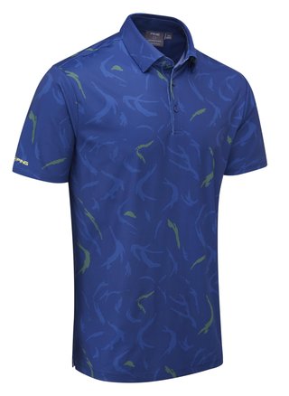 PING Ephron Printed herr polo, inky multi
