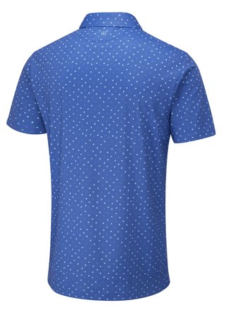 PING Ephron Printed herr polo, bright cobalt multi
