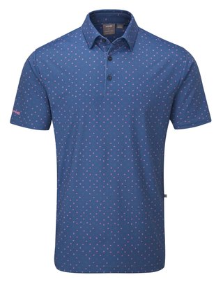 PING Ephron Printed herr polo, stellar multi
